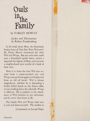 Cover of: Owls in the Family by Farley Mowat, Robert Frankenberg