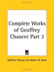 Cover of: Complete Works of Geoffrey Chaucer, Part 2