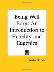 Cover of: Being well-born