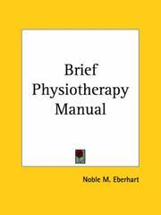 Cover of: Brief Physiotherapy Manual