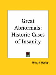 Cover of: Great Abnormals by Theo B. Hyslop