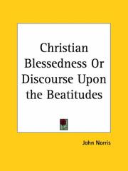 Cover of: Christian Blessedness or Discourse Upon the Beatitudes