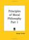 Cover of: Principles of Moral Philosophy, Part 1