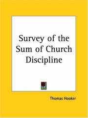 Cover of: Survey of the Sum of Church Discipline