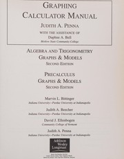 Cover of: Precalculus by Marvin Bittinger, Judith A. Beecher, David Ellenbogen, Judith A. Penna