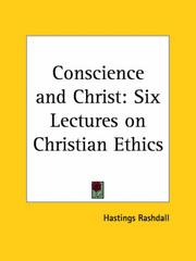 Cover of: Conscience and Christ by Hastings Rashdall