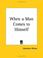 Cover of: When a Man Comes to Himself