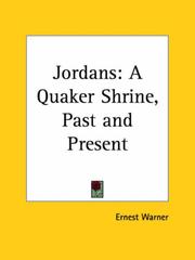 Cover of: Jordans by Ernest Warner