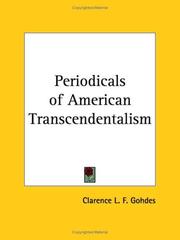 Cover of: Periodicals of American Transcendentalism