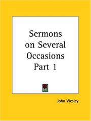 Cover of: Sermons on Several Occasions, Part 1