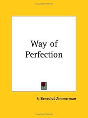 Cover of: Way of Perfection by F. Benedict Zimmerman