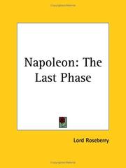 Cover of: Napoleon: The Last Phase