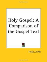 Cover of: Holy Gospel | Frank J. Firth