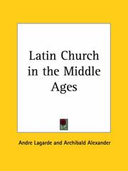 Cover of: Latin Church in the Middle Ages