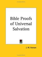 Cover of: Bible Proofs of Universal Salvation