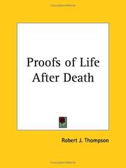 Cover of: Proofs of Life After Death