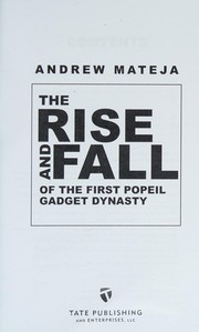 Cover of: The Rise and Fall of the First Popeil Gadget Dynasty by Andrew Mateja