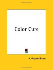 Cover of: Color Cure by A. Osborne Eaves