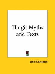 Cover of: Tlingit Myths and Texts