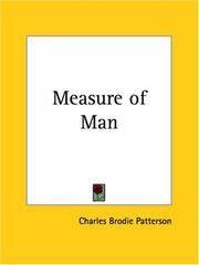 Cover of: Measure of Man