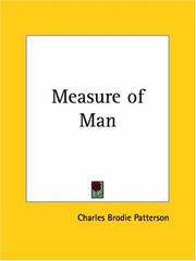 Cover of: Measure of Man by Charles Brodie Patterson