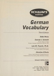 Cover of: Schaum's outlines: German vocabulary