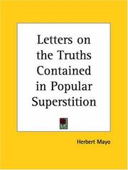 Cover of: Letters on the Truths Contained in Popular Superstition
