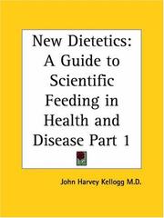 Cover of: The new dietetics