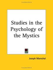 Cover of: Studies in the Psychology of the Mystics | Joseph Marechal