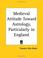 Cover of: Medieval Attitude Toward Astrology, Particularly in England