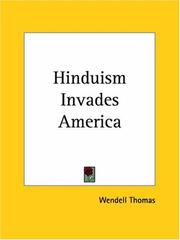 Cover of: Hinduism Invades America