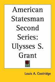 Cover of: American Statesman Second Series: Ulysses S. Grant