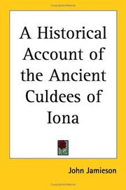 Cover of: A Historical Account of the Ancient Culdees of Iona
