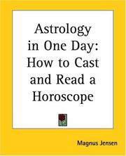 Cover of: Astrology In One Day by Magnus Jensen