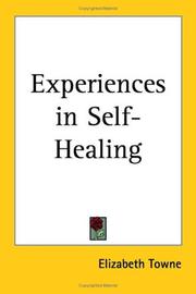 Cover of: Experiences in Self-Healing