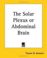 Cover of: The Solar Plexus Or Abdominal Brain