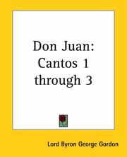 Cover of: Don Juan by Lord Byron