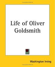 Cover of: Life Of Oliver Goldsmith by Washington Irving