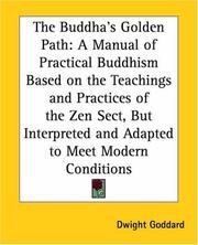 Cover of: The Buddha's Golden Path by Dwight Goddard, Dwight Goddard