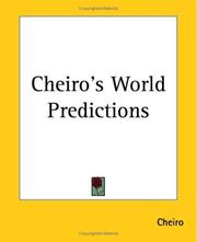 Cover of: Cheiro's World Predictions