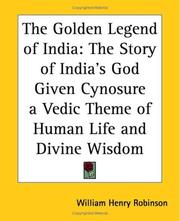 Cover of: The Golden Legend Of India by William Henry Robinson