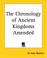 Cover of: The Chronology Of Ancient Kingdoms Amended