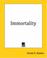 Cover of: Immortality