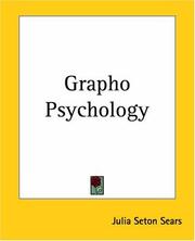 Cover of: Grapho Psychology