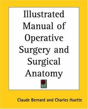 Cover of: Illustrated Manual Of Operative Surgery And Surgical Anatomy