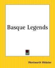 Cover of: Basque legends