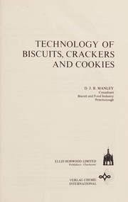 Cover of: Technology of biscuits, crackers, and cookies