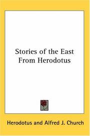 Cover of: Stories Of The East From Herodotus by Herodotus