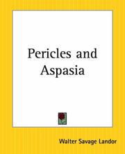 Cover of: Pericles And Aspasia by Walter Savage Landor