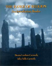 Cover of: The range of religion by edited by Denise Lardner Carmody, John Tully Carmody.